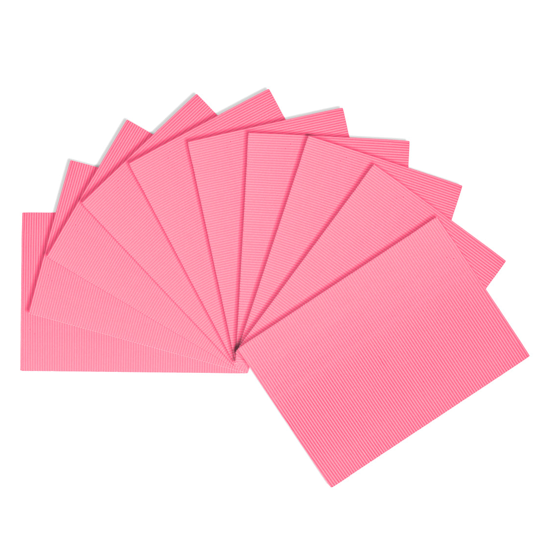 uxcell Uxcell 10pcs Corrugated Cardboard Paper Sheets,Pink,7.87-inch  x 11.81-inch