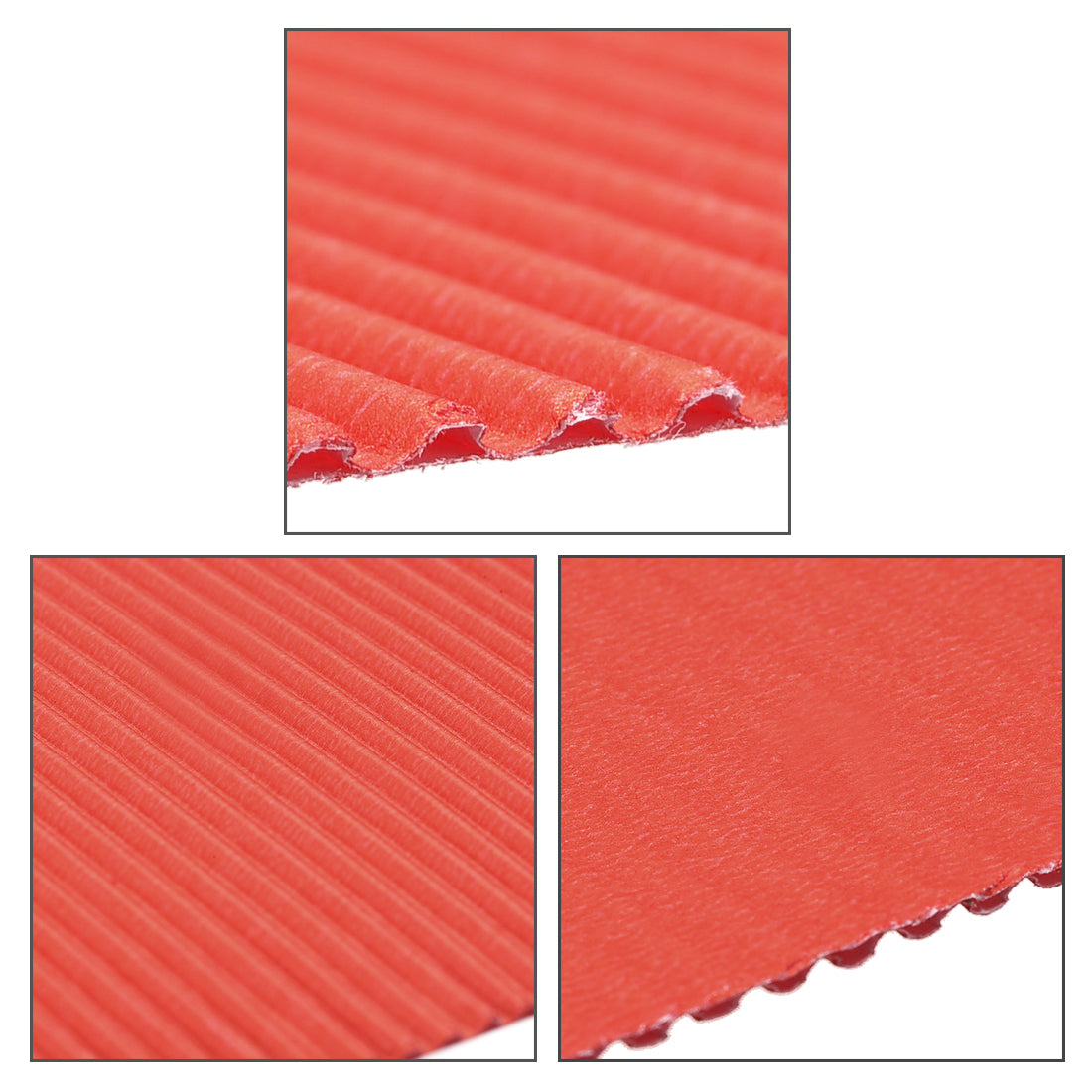 uxcell Uxcell 10pcs Corrugated Cardboard Paper Sheets,Red,7.87-inch  x 11.81-inch