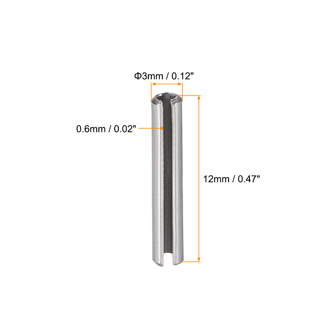 Spring Roll Pins 10Pcs 304 Stainless Steel Spring Dowel Pins - 2.3x18mm ...