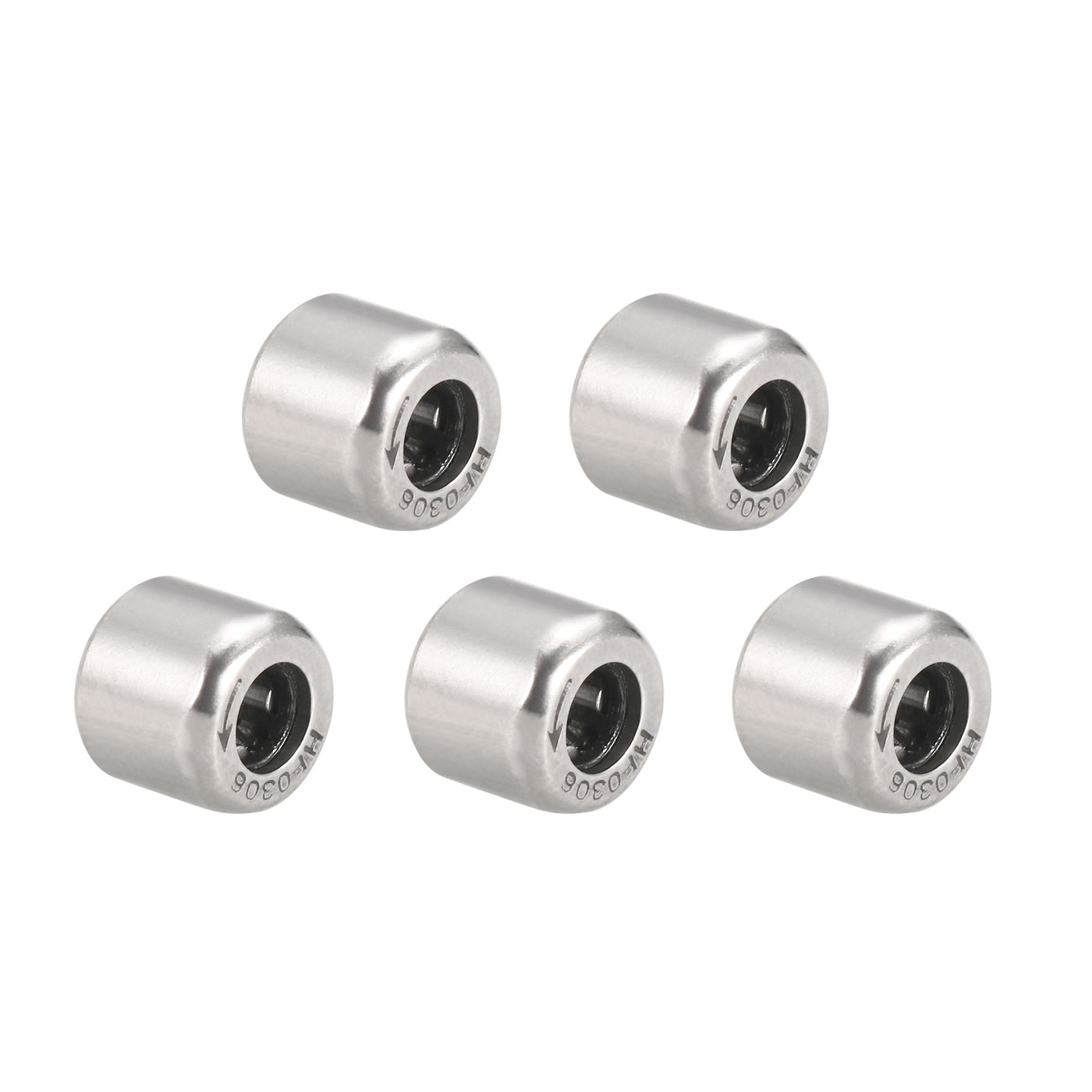 uxcell Uxcell Needle Roller Bearings 3mm x 6.5mm x 6mm Chrome Steel One Way Bearing 5pcs
