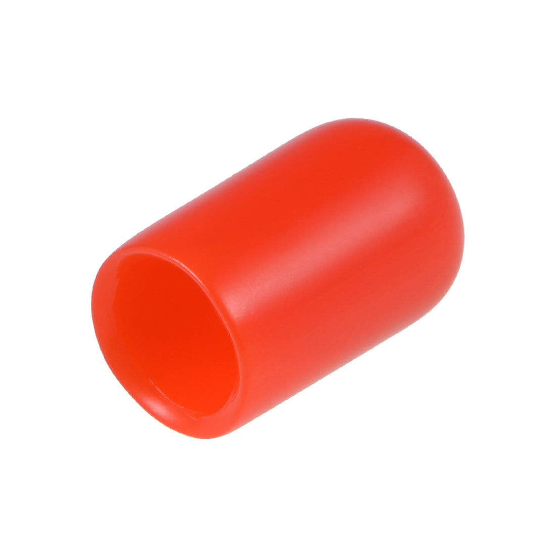 uxcell Uxcell 80pcs Rubber End Caps 7.5mm ID 15mm Height Screw Thread Protectors Red