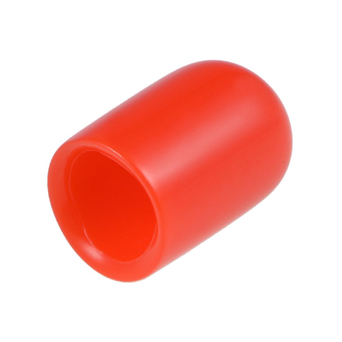 uxcell Uxcell 200pcs Rubber End Caps 8mm ID 15mm Height Screw Thread Protectors Red