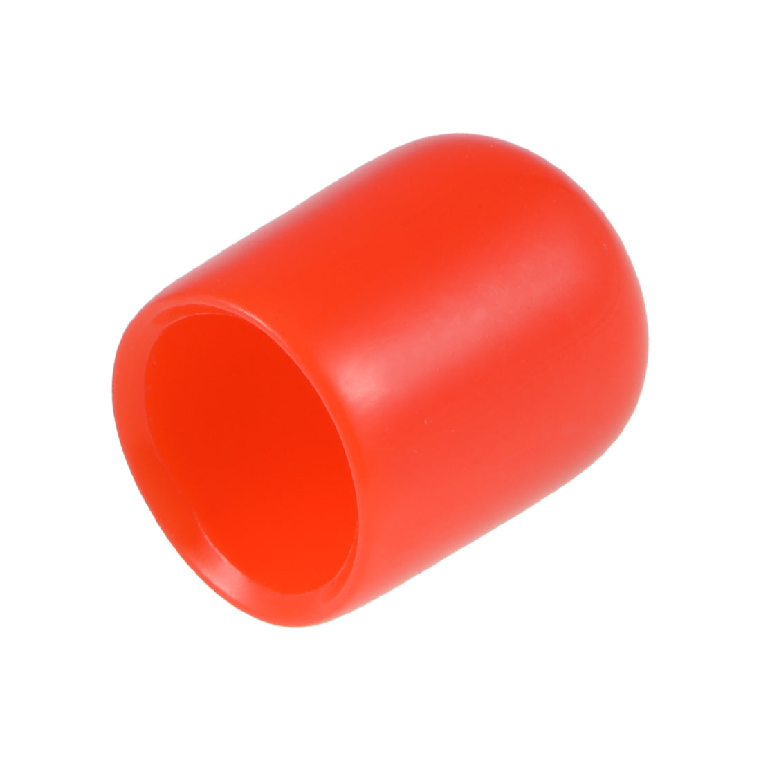 uxcell Uxcell 200pcs Rubber End Caps 9mm ID 15mm Height Screw Thread Protectors Red