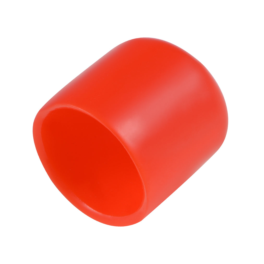 uxcell Uxcell 15pcs Rubber End Caps 21mm ID 25mm Height Screw Thread Protectors Red