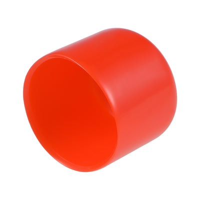 Harfington Uxcell 15pcs Rubber End Caps 26mm ID 30mm Height Screw Thread Protectors Red