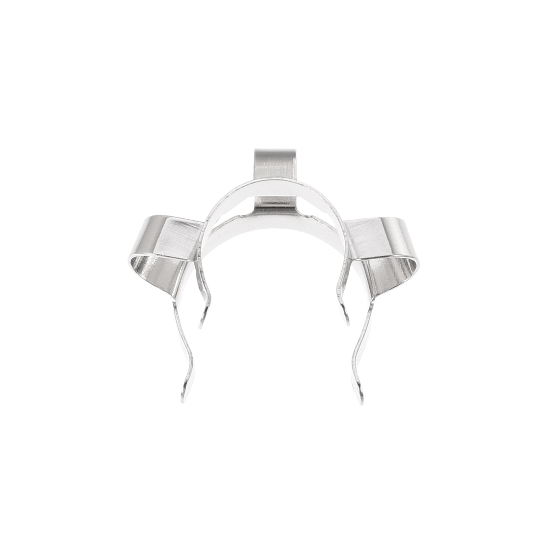 uxcell Uxcell Joint Clip Lab Clamp Mounting Clips for Glass Taper Joints Laboratory Tool Silver Tone