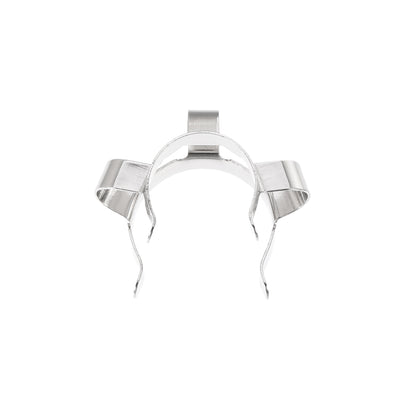 Harfington Uxcell Joint Clip Lab Clamp Mounting Clips for Glass Taper Joints Laboratory Tool Silver Tone