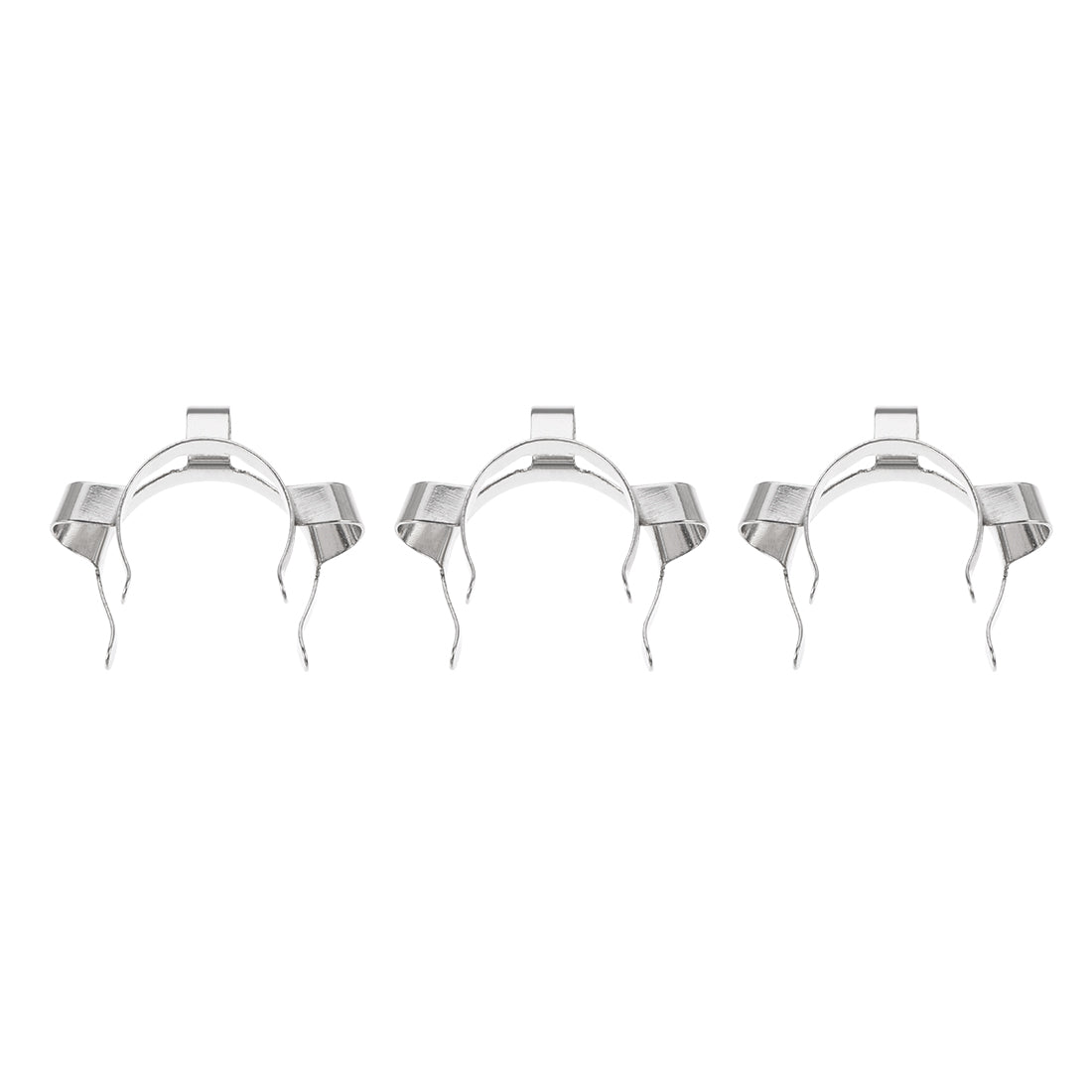 Uxcell Uxcell Joint Clip Lab Clamp Mounting Clips for 34mm Glass Taper Joints 3Pcs