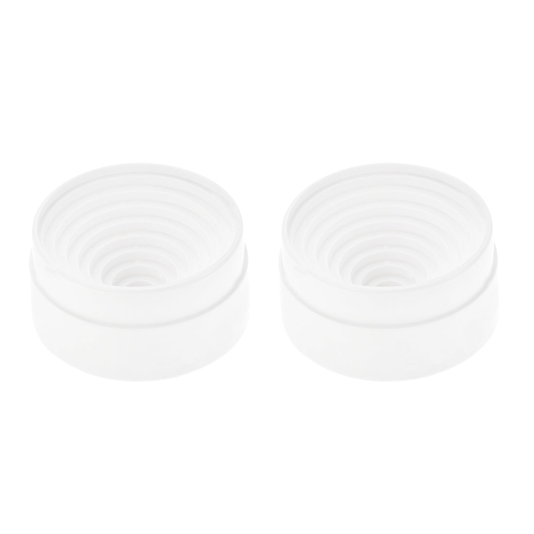 uxcell Uxcell Lab Flask Support Plastic Stand 90mm Diameter Round Bottom Holder for 50ml-1000ml Flasks White 2Pcs