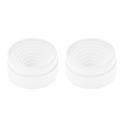 Harfington Uxcell Lab Flask Support Plastic Stand 90mm Diameter Round Bottom Holder for 50ml-1000ml Flasks White 2Pcs