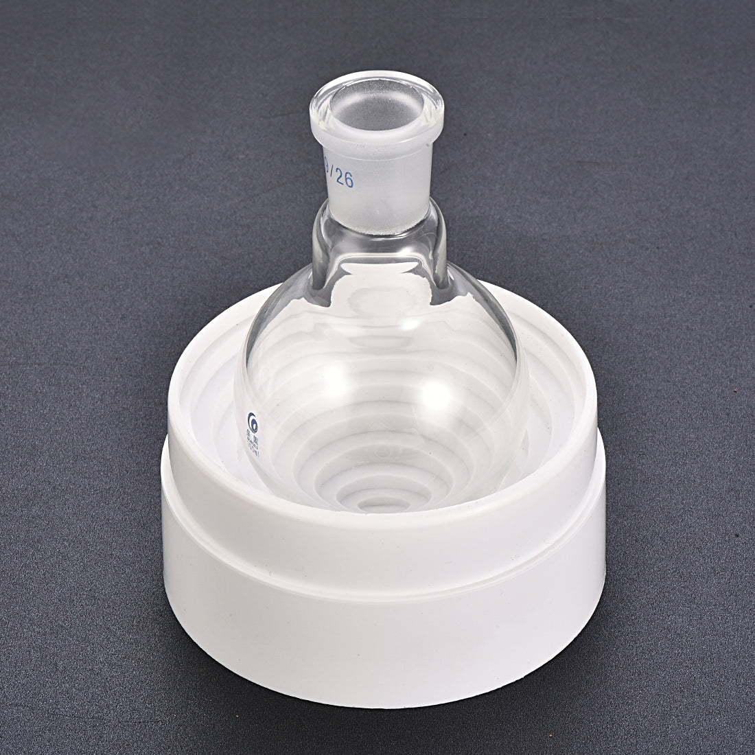 uxcell Uxcell Lab Flask Support Plastic Stand 160mm Diameter Round Bottom Holder for 250ml-20000ml Flasks White