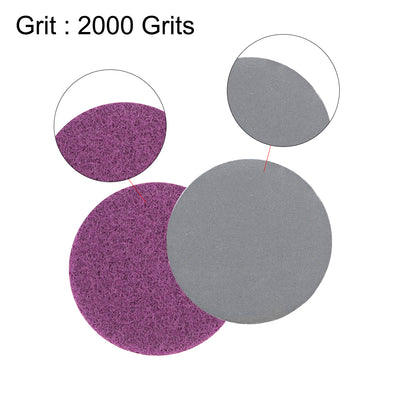 Harfington Uxcell 1-Inch Hook and Loop Sanding Disc Wet / Dry Silicon Carbide 4000 Grit 50 Pcs