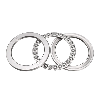 Harfington Uxcell 51118 Miniature Thrust Ball Bearing P0 90x120x22mm Chrome Steel with Washer