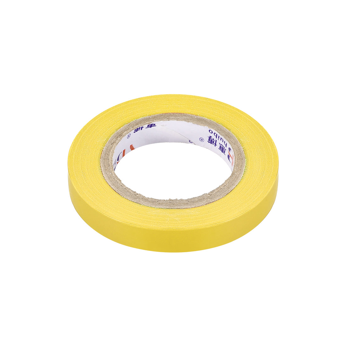 uxcell Uxcell Insulating Tape 10mm Width 14.5M Long 0.15mm Thick PVC Electrical Tape Rated for Max. 400V  80C Use Yellow 2pcs