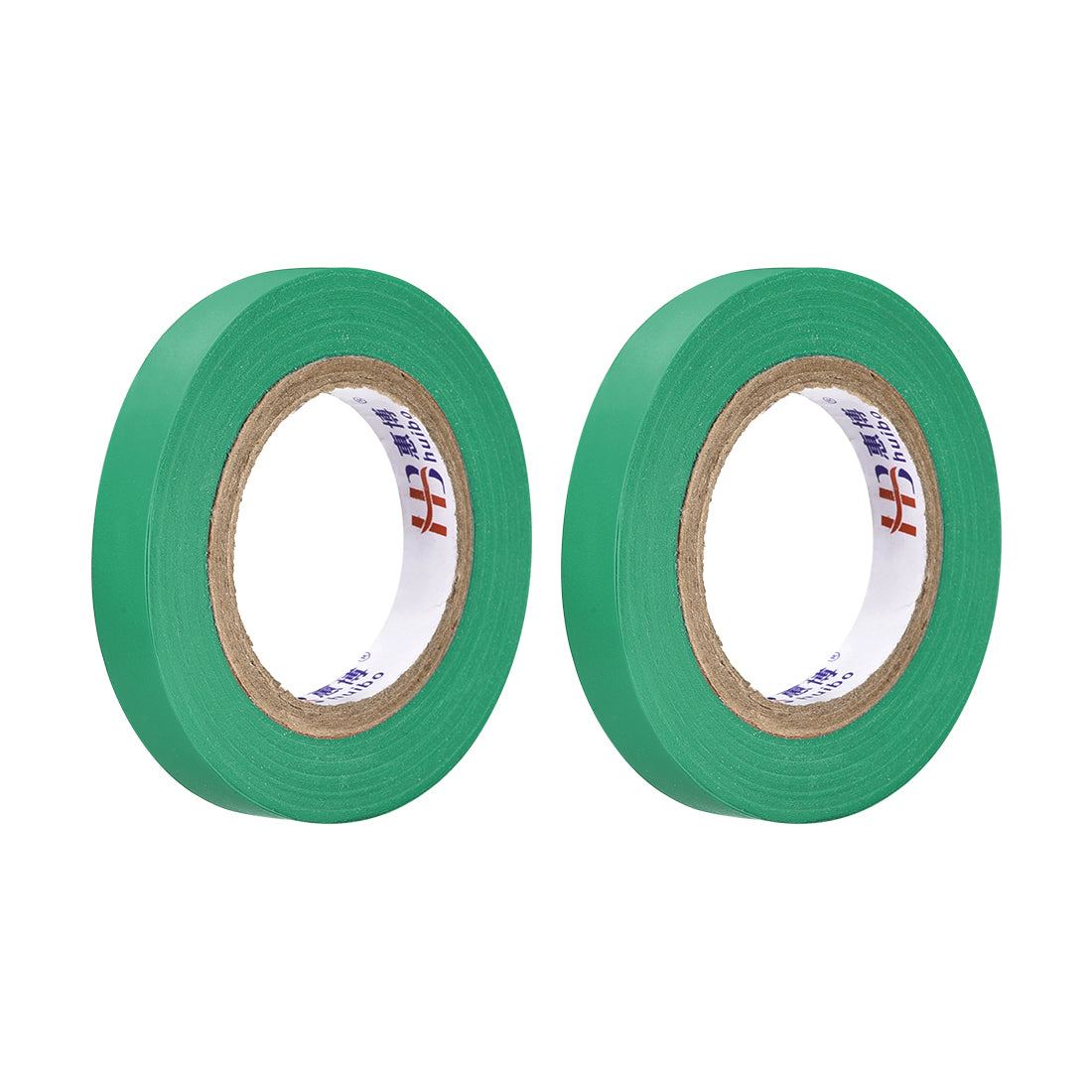 uxcell Uxcell Insulating Tape 10mm Width 14.5M Long 0.15mm Thick PVC Electrical Tape Rated for Max. 400V  80C Use Green 2pcs