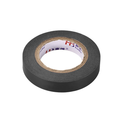 Harfington Uxcell Insulating Tape 15mm Width 14.5M Long 0.15mm Thick PVC Electrical Tape Rated for Max. 400V  80C Use Black  2pcs