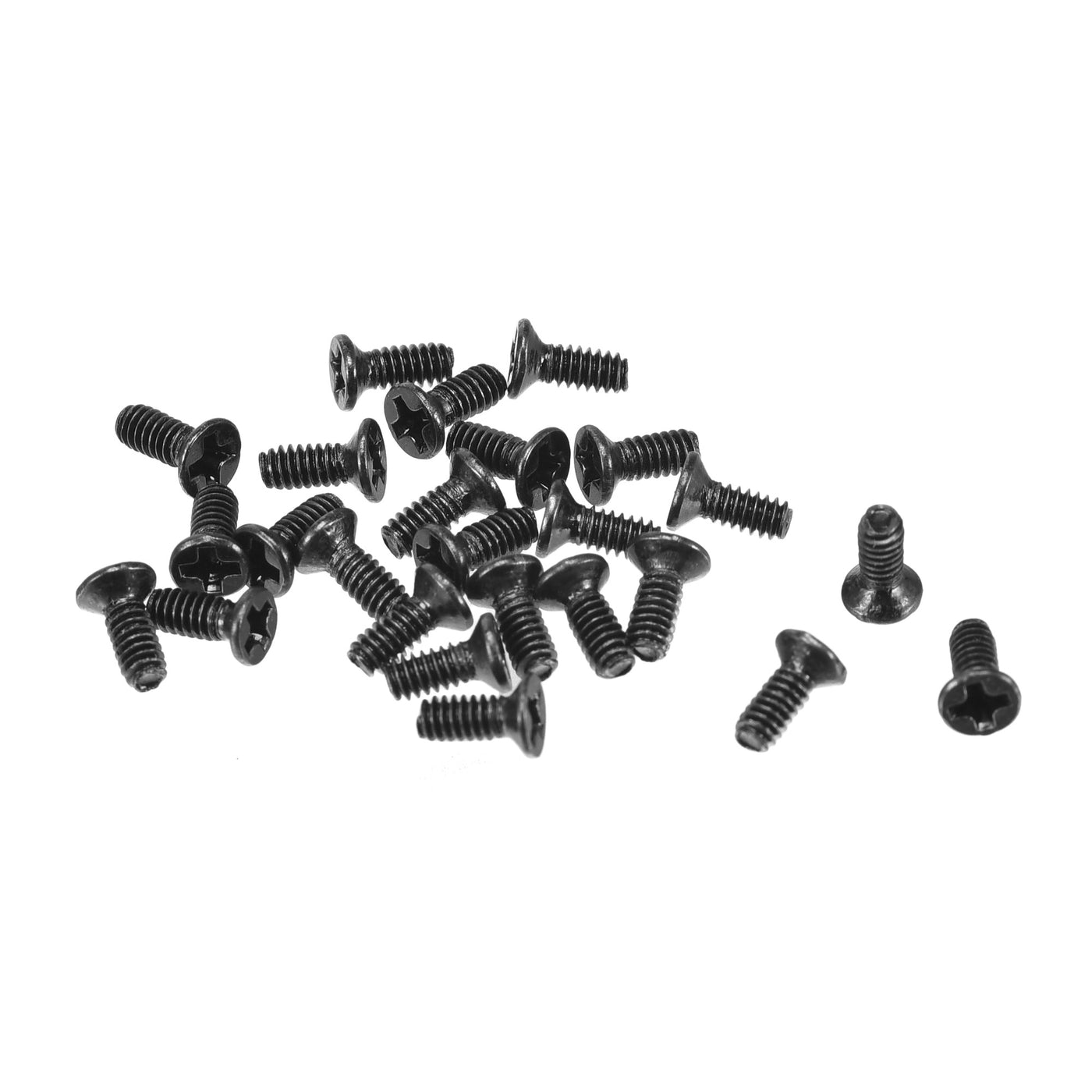 uxcell Uxcell M2 x 5mm Phillips Flat Head Screws Carbon Steel Machine Screws Black for Home Office Computer Case Appliance Equipment 350pcs