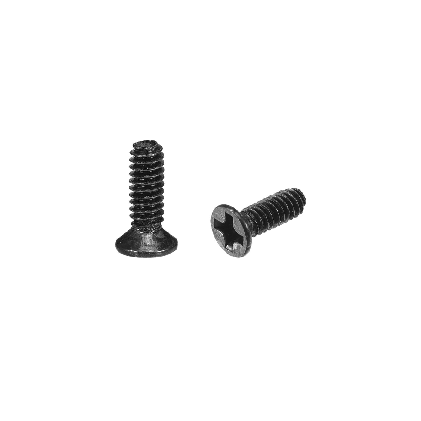 uxcell Uxcell M2 x 6mm Phillips Flat Head Screws Carbon Steel Machine Screws Black for Home Office Computer Case Appliance Equipment 350pcs