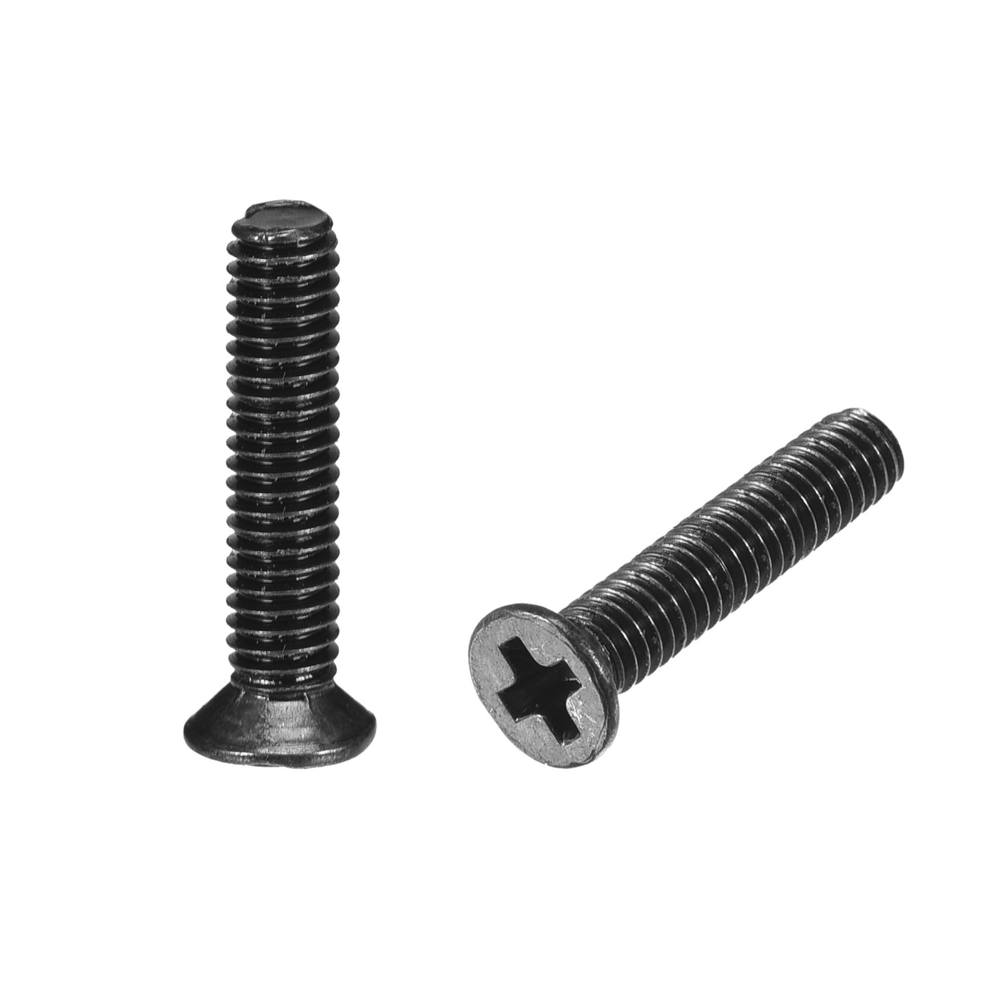 uxcell Uxcell M2.5 x 12mm Phillips Flat Head Screws Carbon Steel Machine Screws Black for Home Office Computer Case Appliance Equipment 350pcs