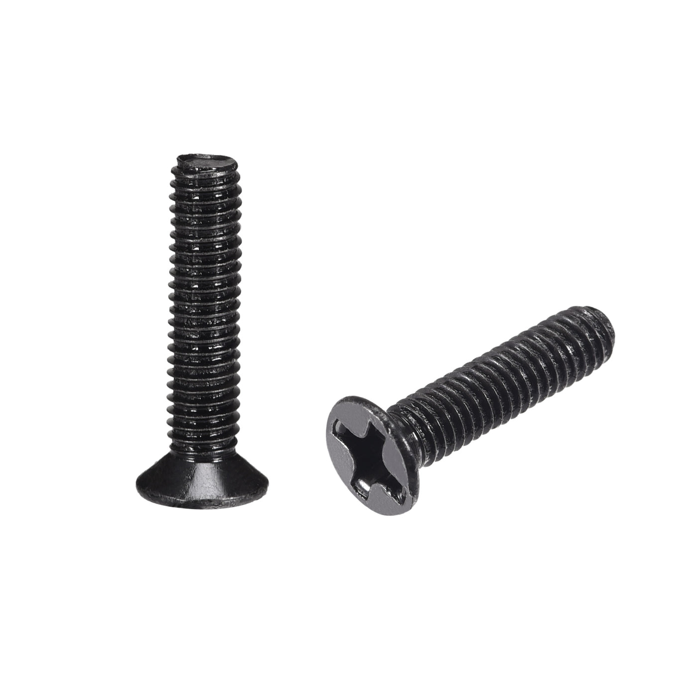 uxcell Uxcell M3 x 14mm Phillips Flat Head Screws Carbon Steel Machine Screws Black for Home Office Computer Case Appliance Equipment 150pcs