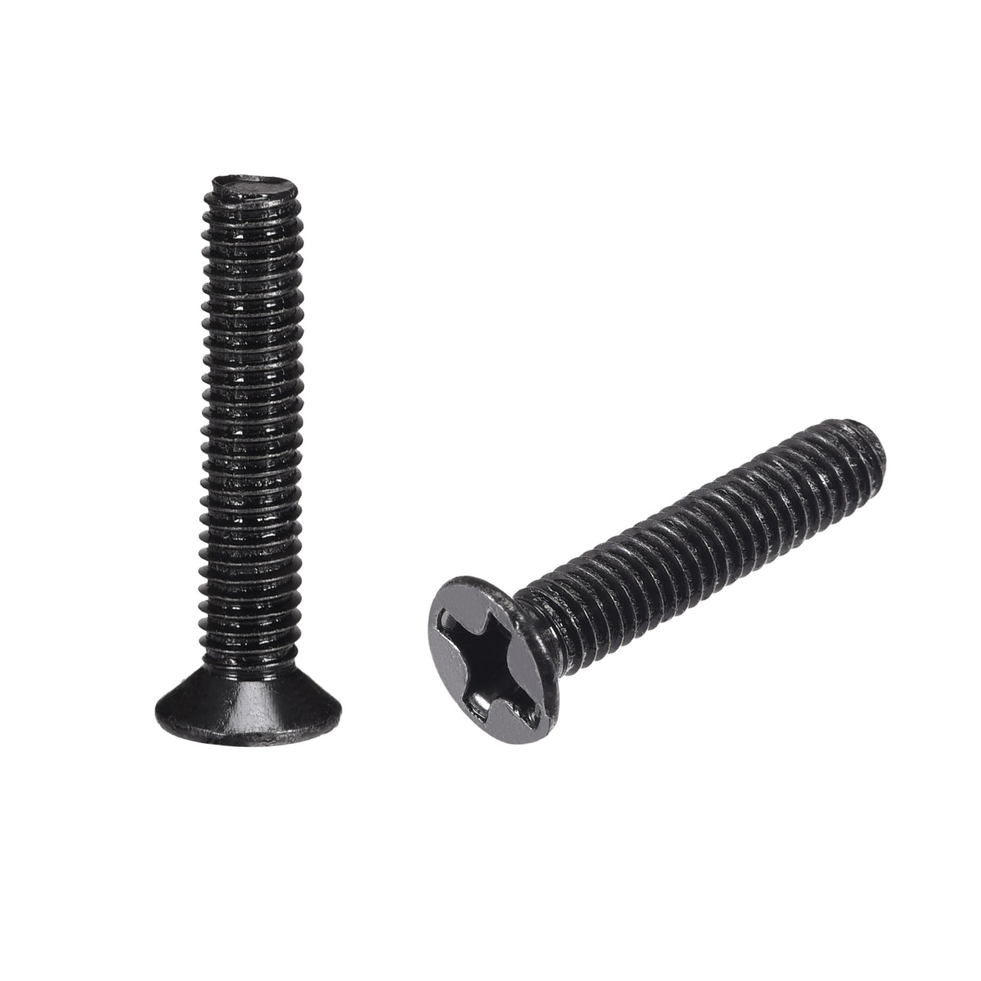 uxcell Uxcell M3 x 16mm Phillips Flat Head Screws Carbon Steel Machine Screws Black for Home Office Computer Case Appliance Equipment 150pcs