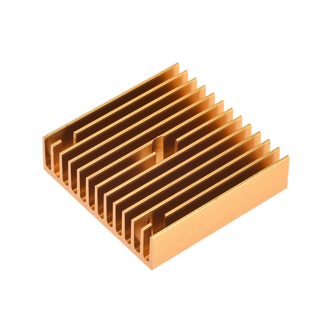 Uxcell Uxcell Heatsink with Hole for Stepper Motor,3D Printer 40x40x11mm Golden