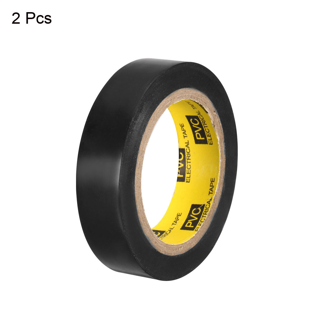 uxcell Uxcell Insulating Tape 16mm Width 9M Long 0.18mm Thick PVC Electrical Tape Black 2pcs