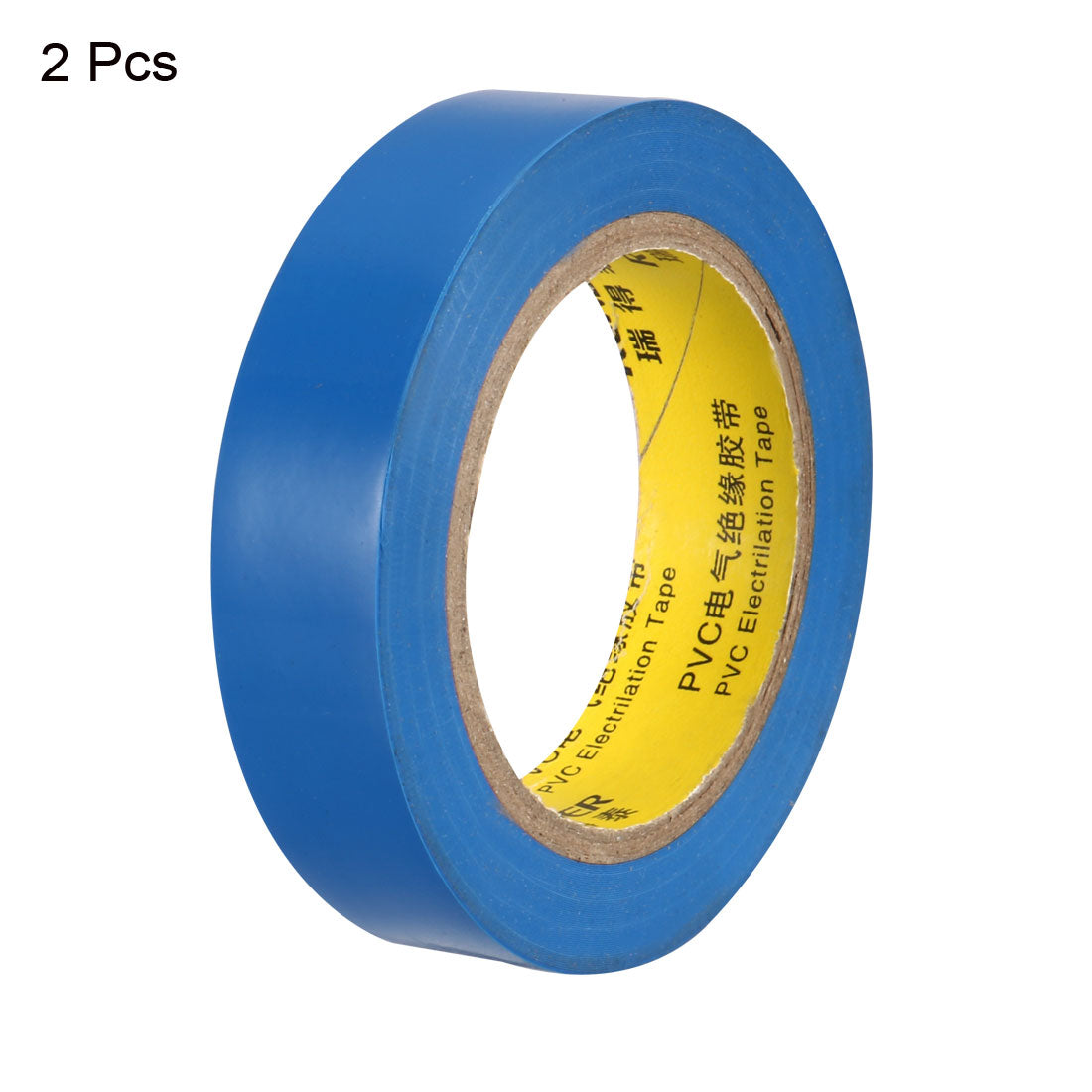 uxcell Uxcell Insulating Tape 16mm Width 9M Long 0.18mm Thick PVC Electrical Tape Blue 2pcs