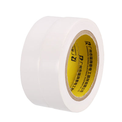 Harfington Uxcell Insulating Tape 16mm Width 9M Long 0.18mm Thick PVC Electrical Tape White 2pcs