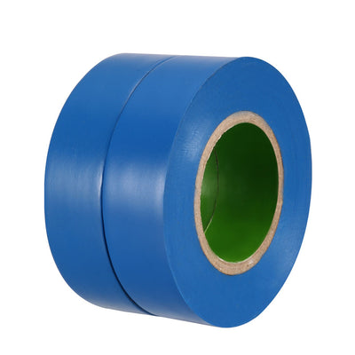 uxcell Uxcell Insulating Tape 18mm x20M x 0.1mm  PVC Electrical Tape Max. 600V Blue 2pcs