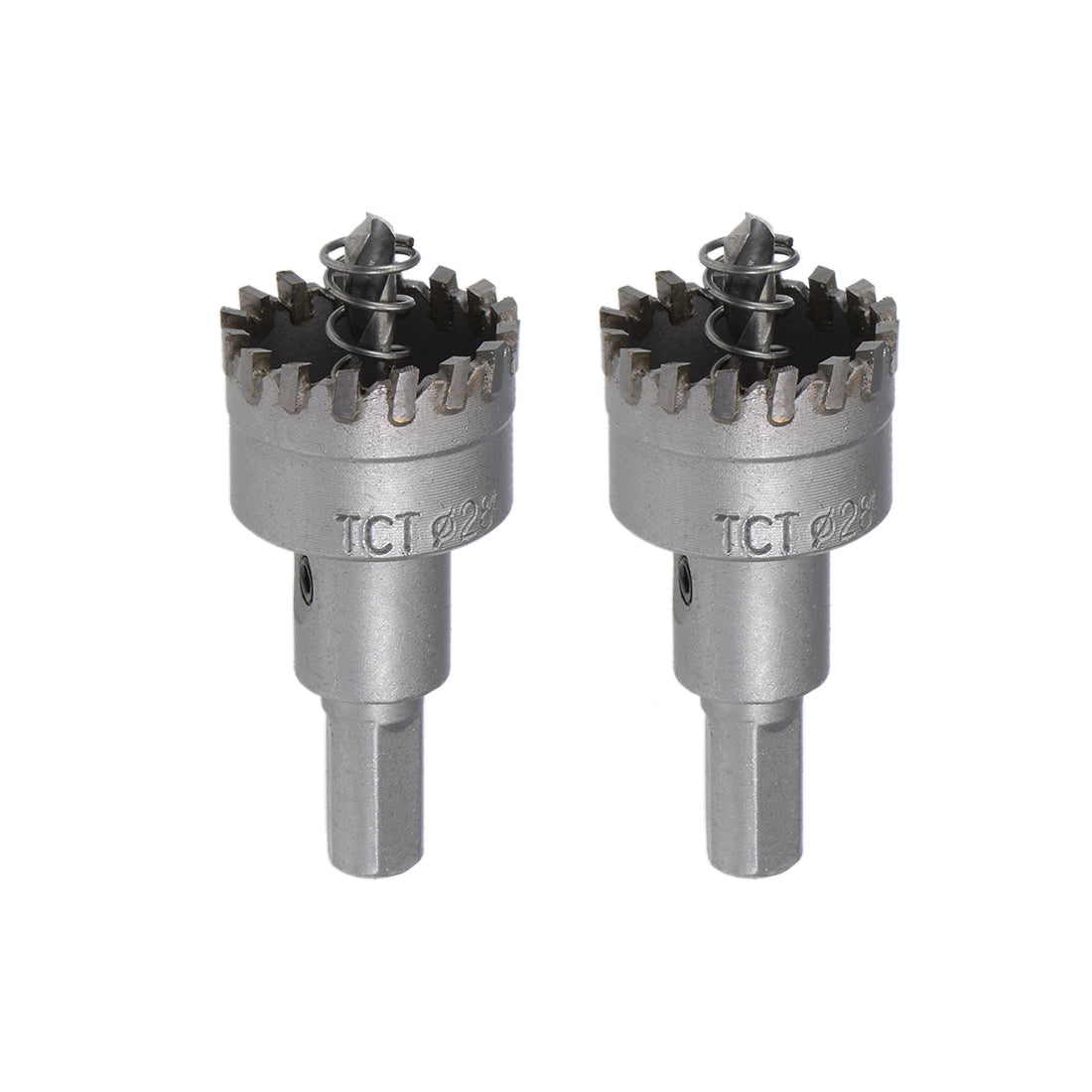 uxcell Uxcell Hole Saw Cutter High Density Carbide Teeth for Stainless Steel 2 Pcs