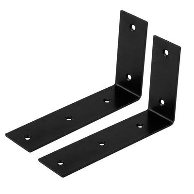 Harfington Uxcell Right Angle Bracket 175x105mm Stainless Steel Fastener Joining with Screws 2pcs