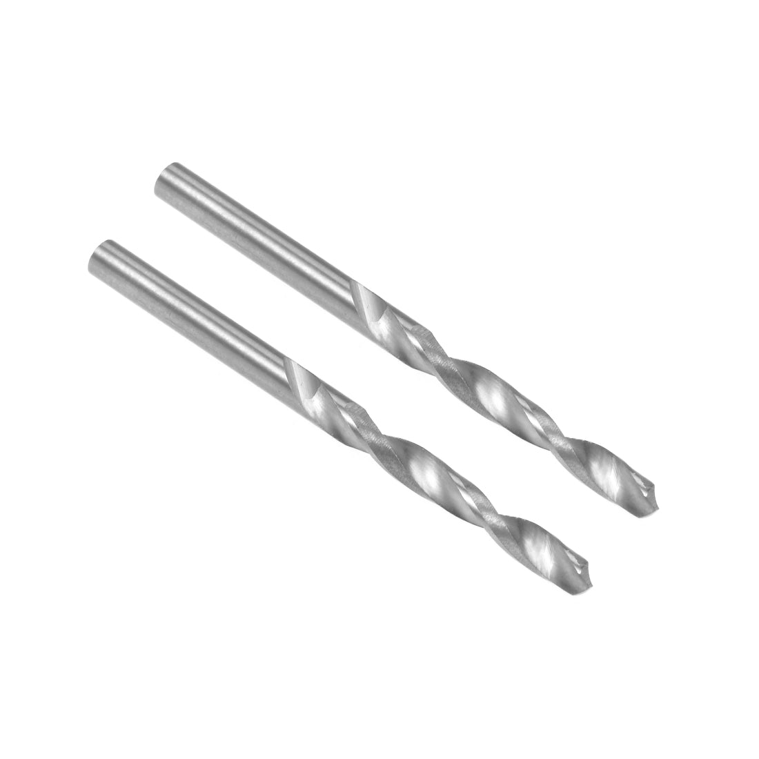 uxcell Uxcell 2.55mm Solid Carbide Drill Bits Straight Shank for Stainless Steel Alloy 2 Pcs