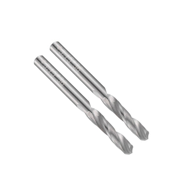 Harfington Uxcell 3.15mm Solid Carbide Drill Bits Straight Shank for Stainless Steel Alloy 2 Pcs