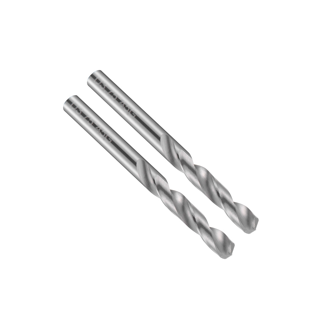 uxcell Uxcell 3.75mm Solid Carbide Drill Bits Straight Shank for Stainless Steel Alloy 2 Pcs