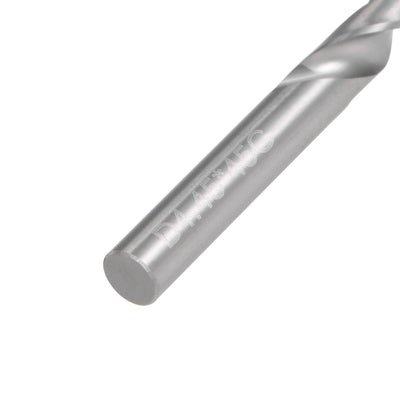 Harfington Uxcell 4.45mm Solid Carbide Drill Bits Straight Shank for Stainless Steel Alloy