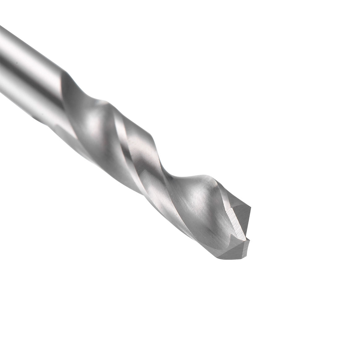 uxcell Uxcell 4.95mm Solid Carbide Drill Bits Straight Shank for Stainless Steel Alloy