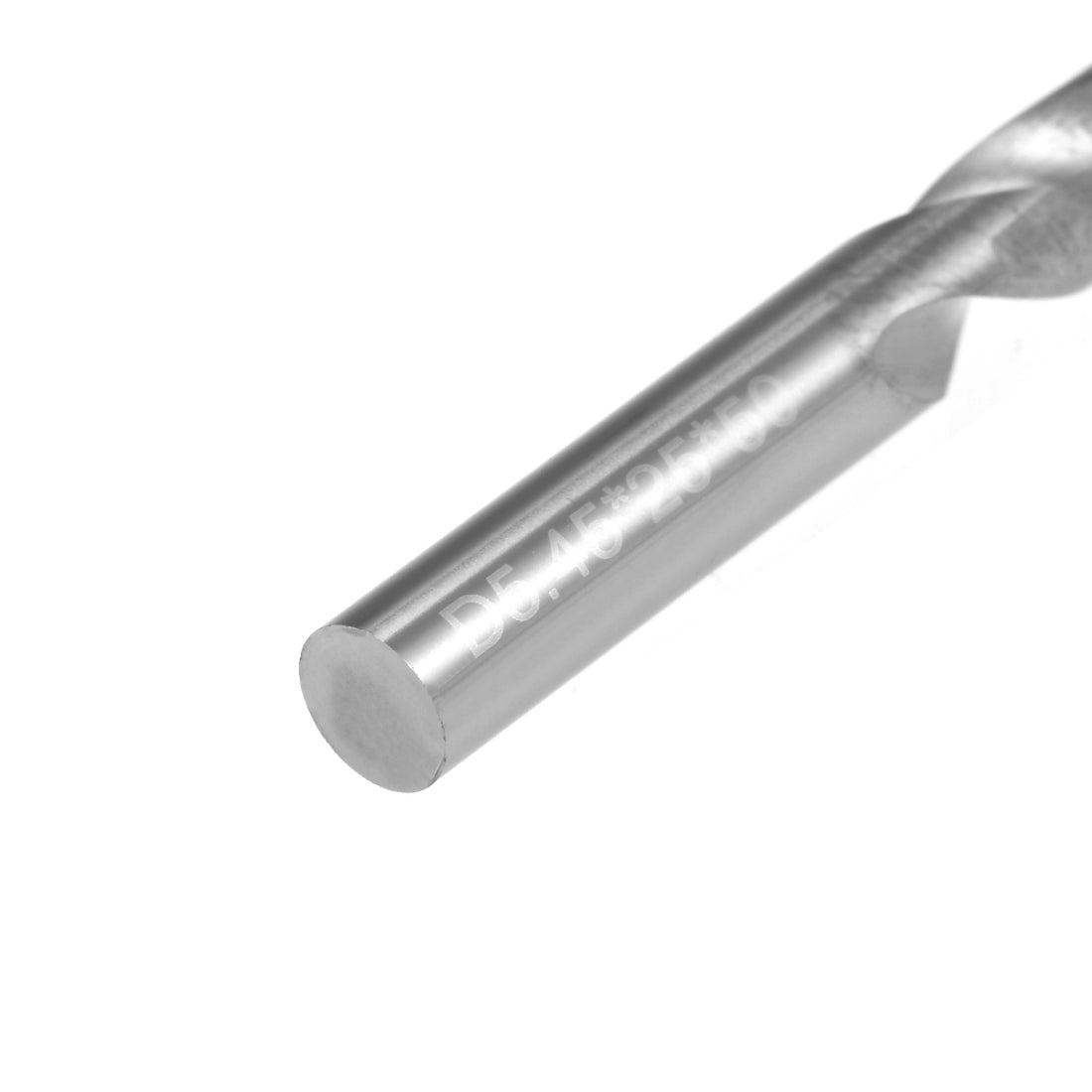 uxcell Uxcell 5.45mm Solid Carbide Drill Bits Straight Shank for Stainless Steel Alloy