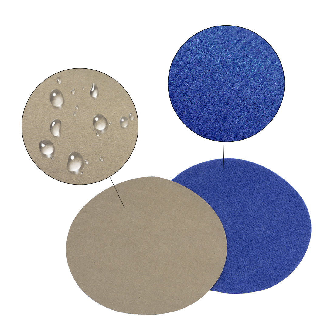 Uxcell Uxcell 2" Hook and Loop Sanding Disc 3000/4000/5000 Grit Silicon Carbide Wet/Dry 15Pcs