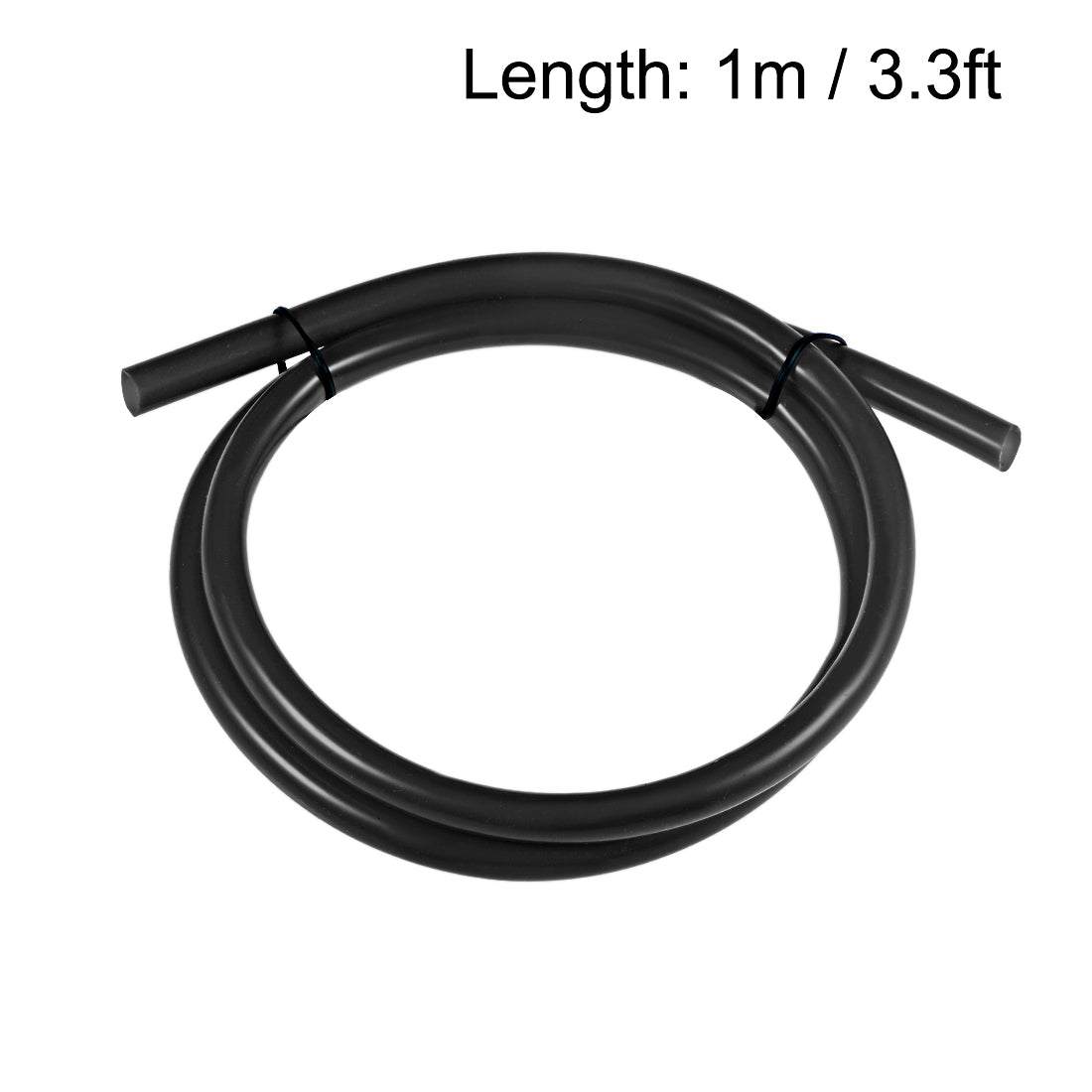 uxcell Uxcell Silicone Tube, 5/16 inch ID x 3/8 inch OD 1m/3.3ft Tubing Black