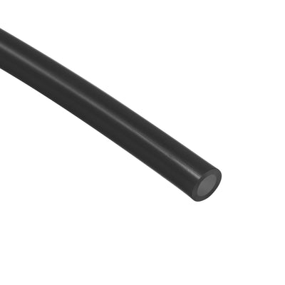 Harfington Uxcell 4mm OD 2.5mm ID 7m Long Black PU Air Tubing Pipe Hose for Air Line Tube Fluid Transfer Pneumatic Tubing