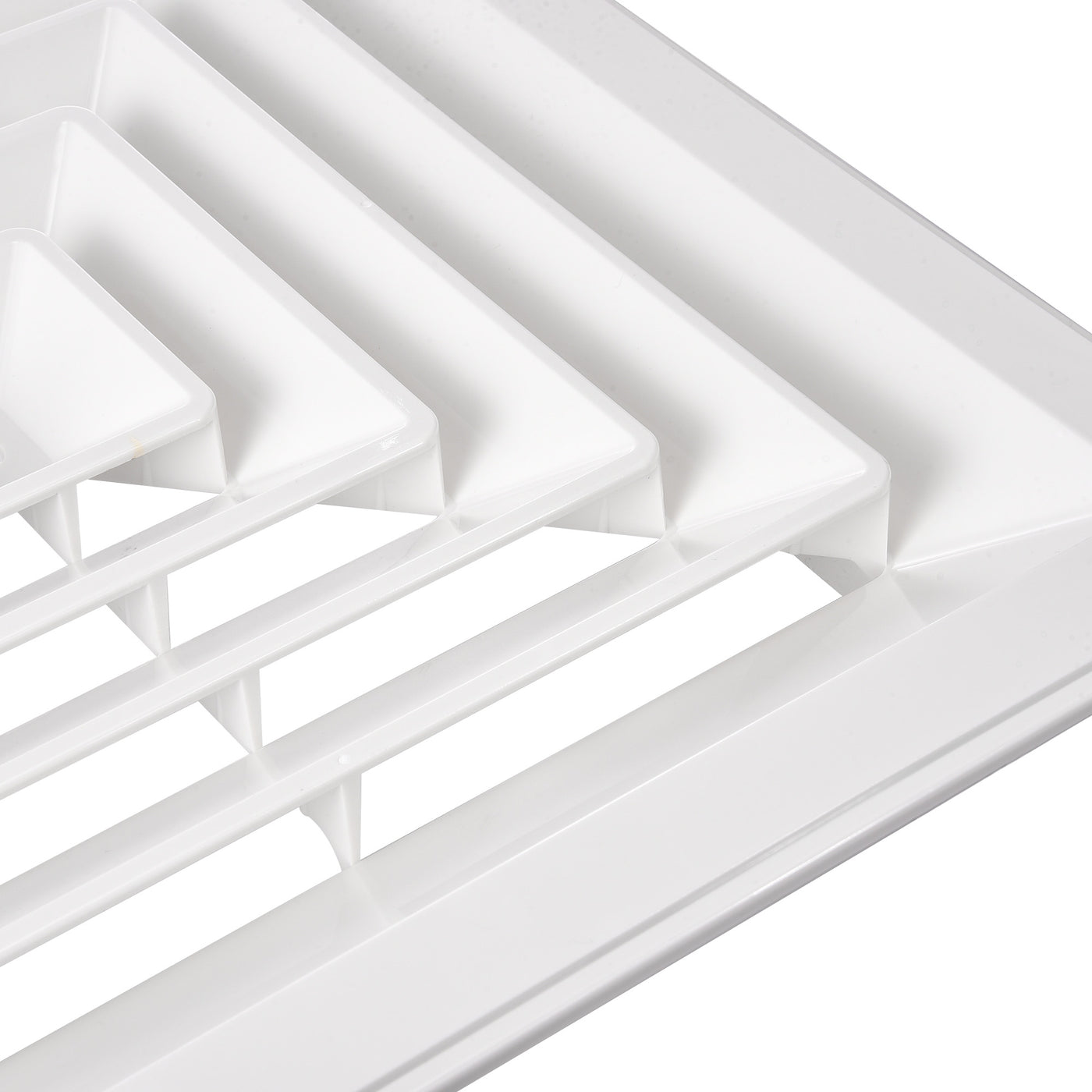 uxcell Uxcell Square Air Vent Panel, 390x390mm, Duct Mounting Plate, for Heating Cooling Ventilation System, ABS Plastic, White