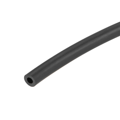 Harfington Uxcell Black Line Hose Tube 3mm(1/8") ID x 6mm(15/64") OD 4.92Ft/1.5M NBR Water Hose
