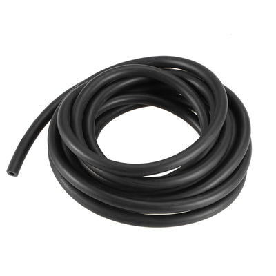 uxcell Uxcell Black Line Hose Tube 3mm(1/8") ID x 6mm(15/64") OD 8.2Ft/2.5M NBR Water Hose