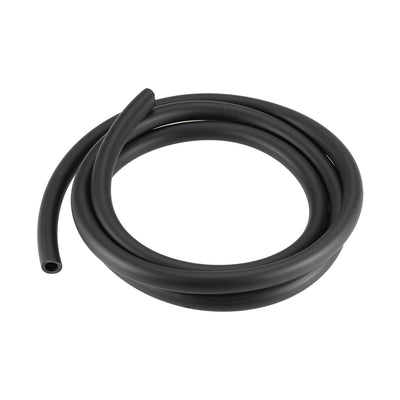 uxcell Uxcell Black Line Hose Tube 8mm(5/16") ID x 12mm(15/32") OD 4.92Ft/1.5M NBR Water Hose