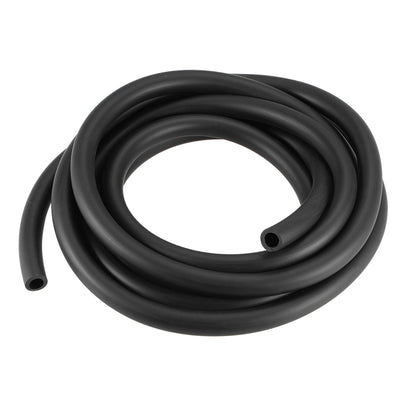 uxcell Uxcell Black Line Hose Tube 8mm(5/16") ID x 12mm(15/32") OD 8.2Ft/2.5M NBR Water Hose