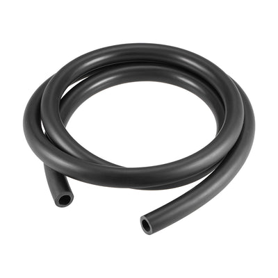 uxcell Uxcell Black Line Hose Tube 10mm(25/64") ID x 16mm(5/8") OD 4.92Ft/1.5M NBR Water Hose