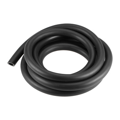 uxcell Uxcell Black Line Hose Tube 10mm(25/64") ID x 16mm(5/8") OD 8.2Ft/2.5M NBR Water Hose