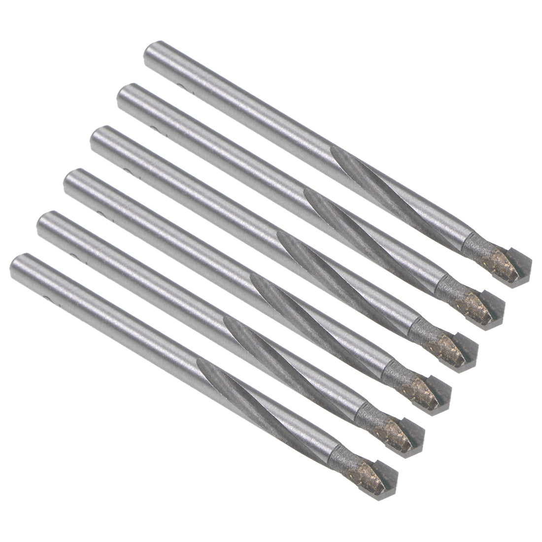 uxcell Uxcell 4.2mm Cemented Carbide Twist Drill Bits for Stainless Steel Copper Aluminum 6Pcs
