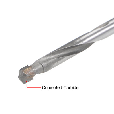 Harfington Uxcell 5mm Cemented Carbide Twist Drill Bits for Stainless Steel Copper Aluminum 6 Pcs